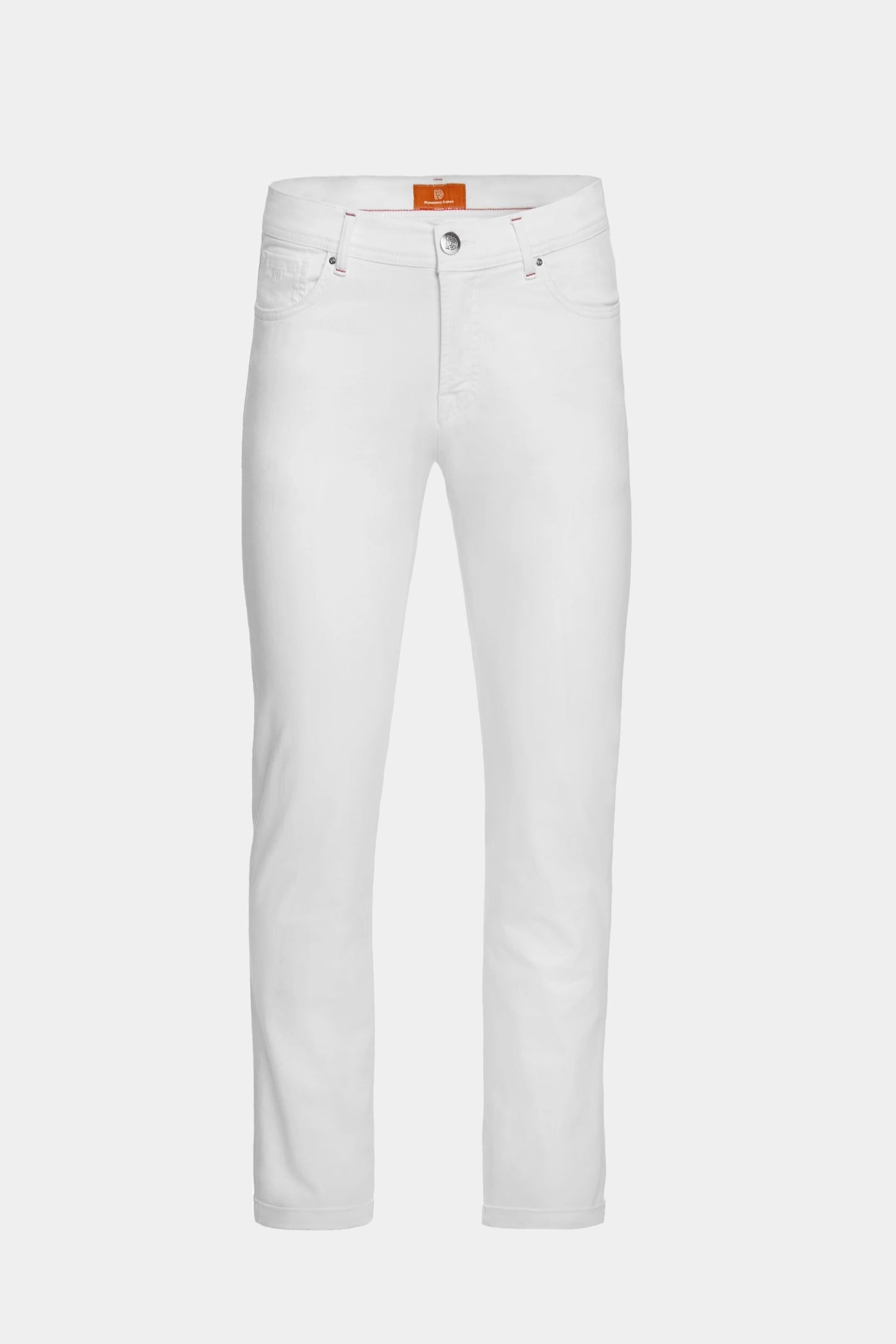 White 5-POCKET Trousers