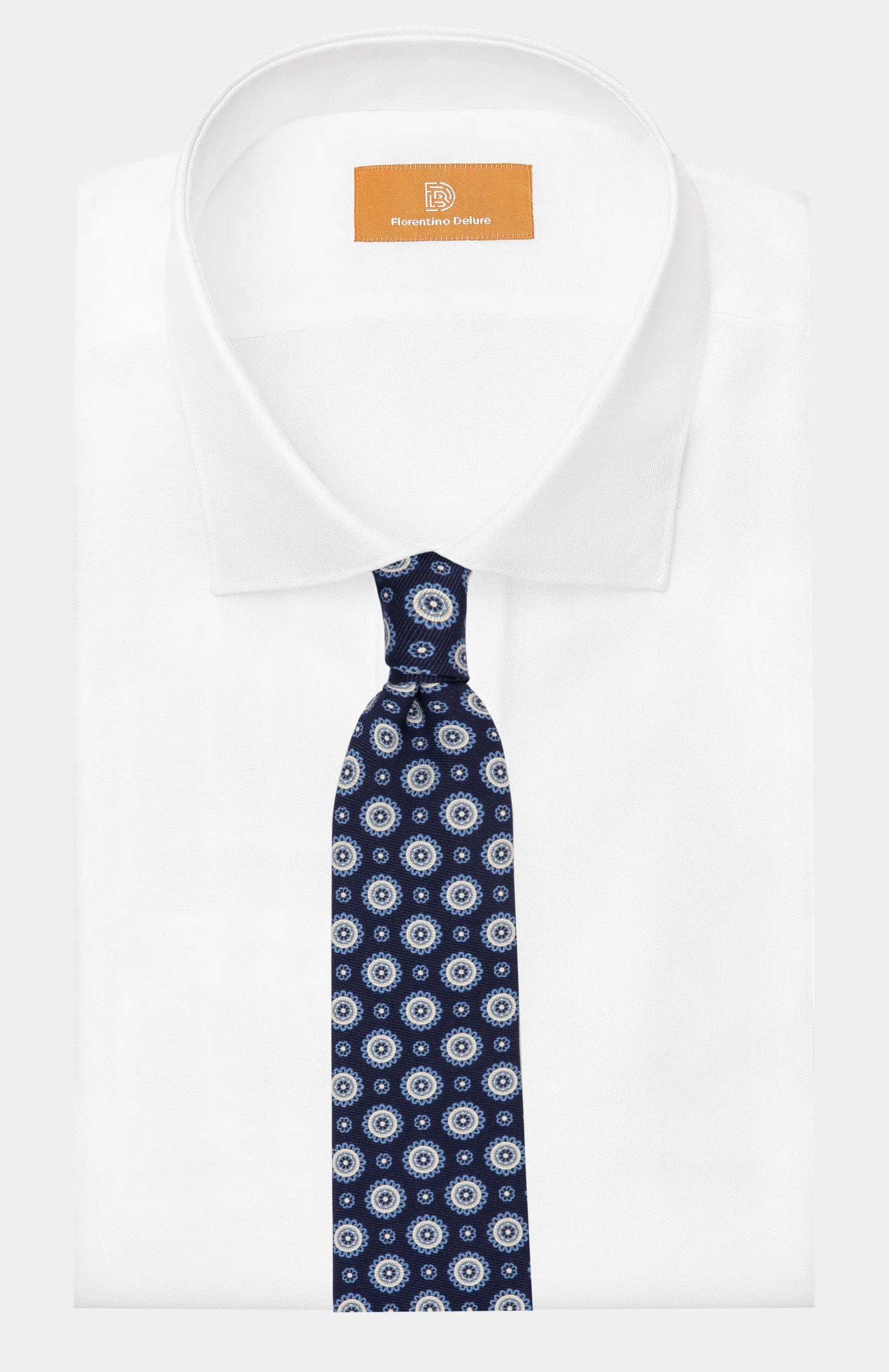 Blue Print Tie
