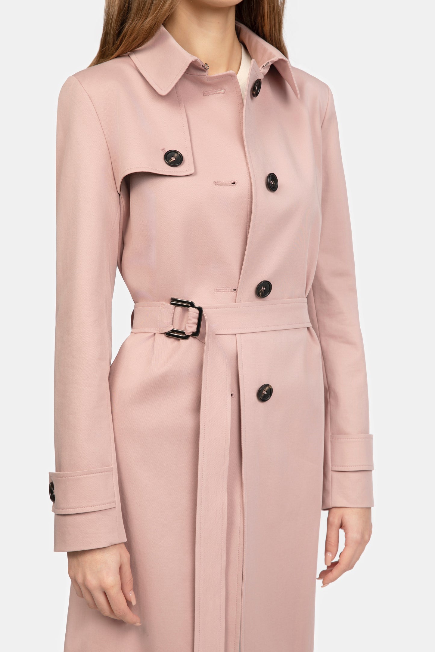 Light Pink Trench Coat
