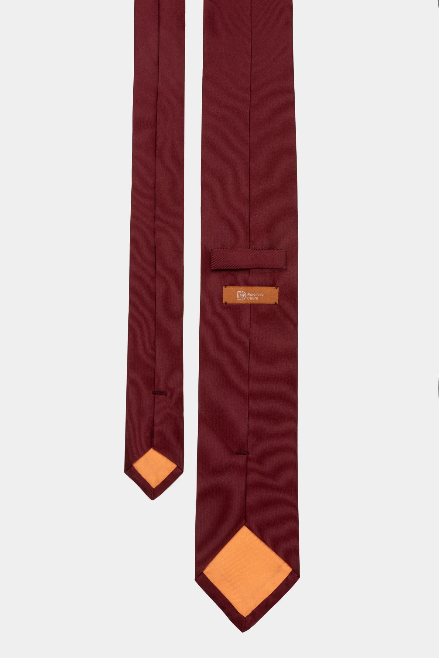 Bordeaux Plain Tie