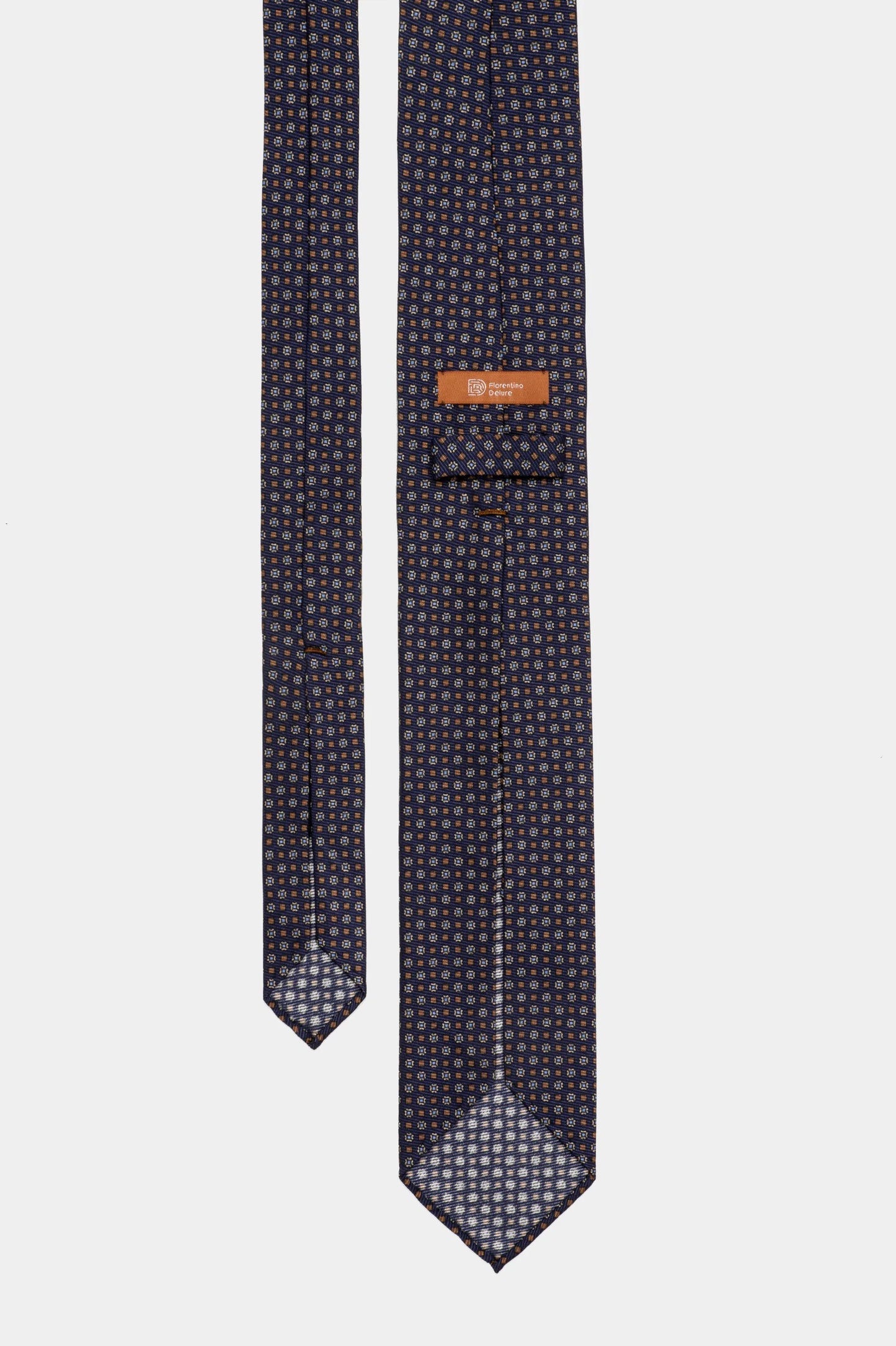 Navy Paisley 7-Fold Tie