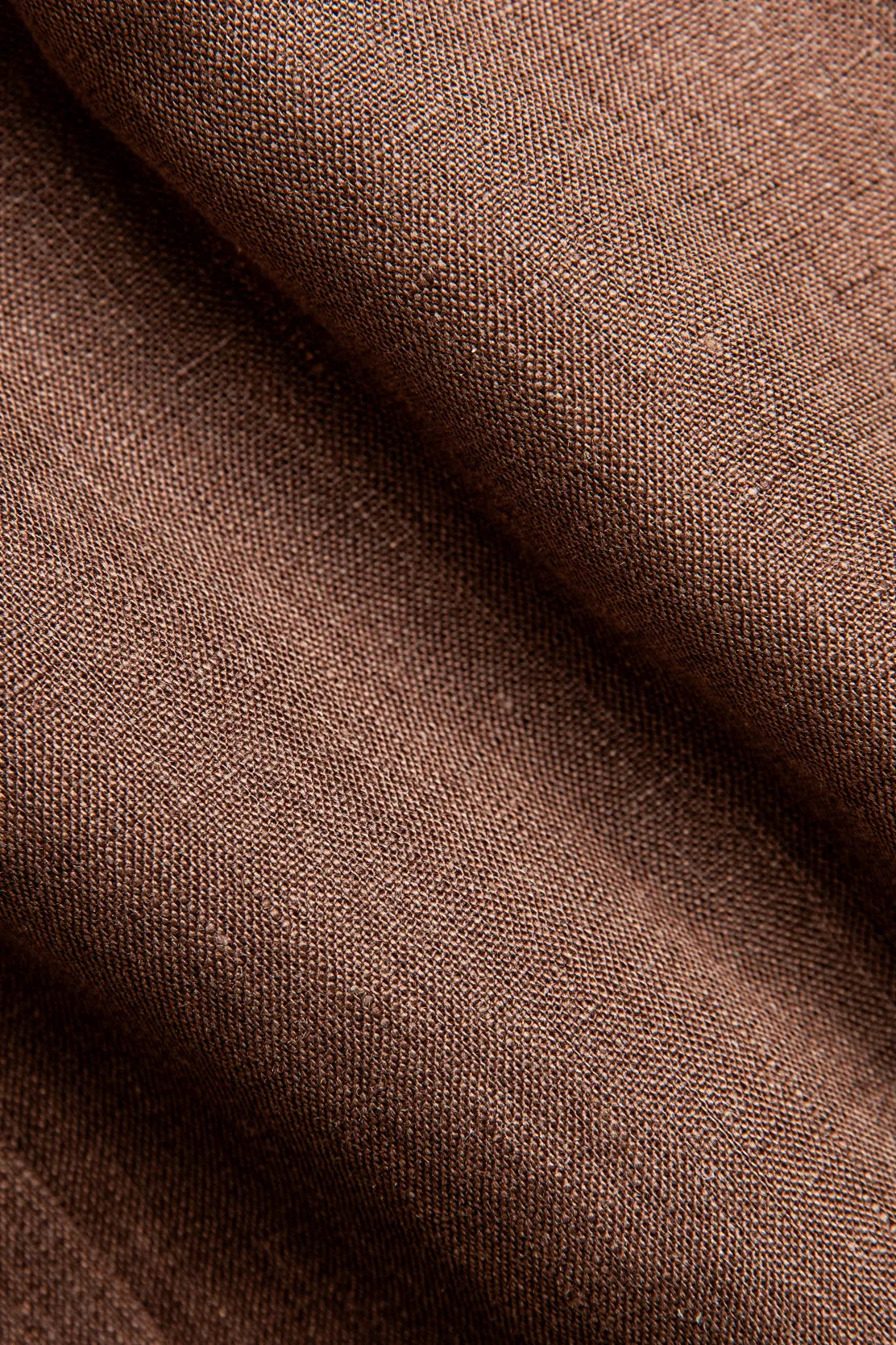 Dark Brown Linen Shirt