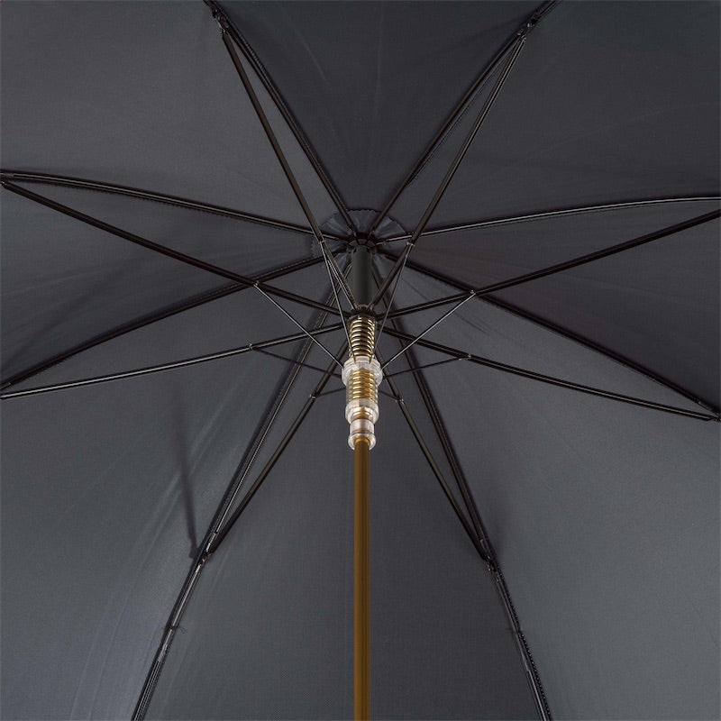 Black Umbrella with Spider Handle