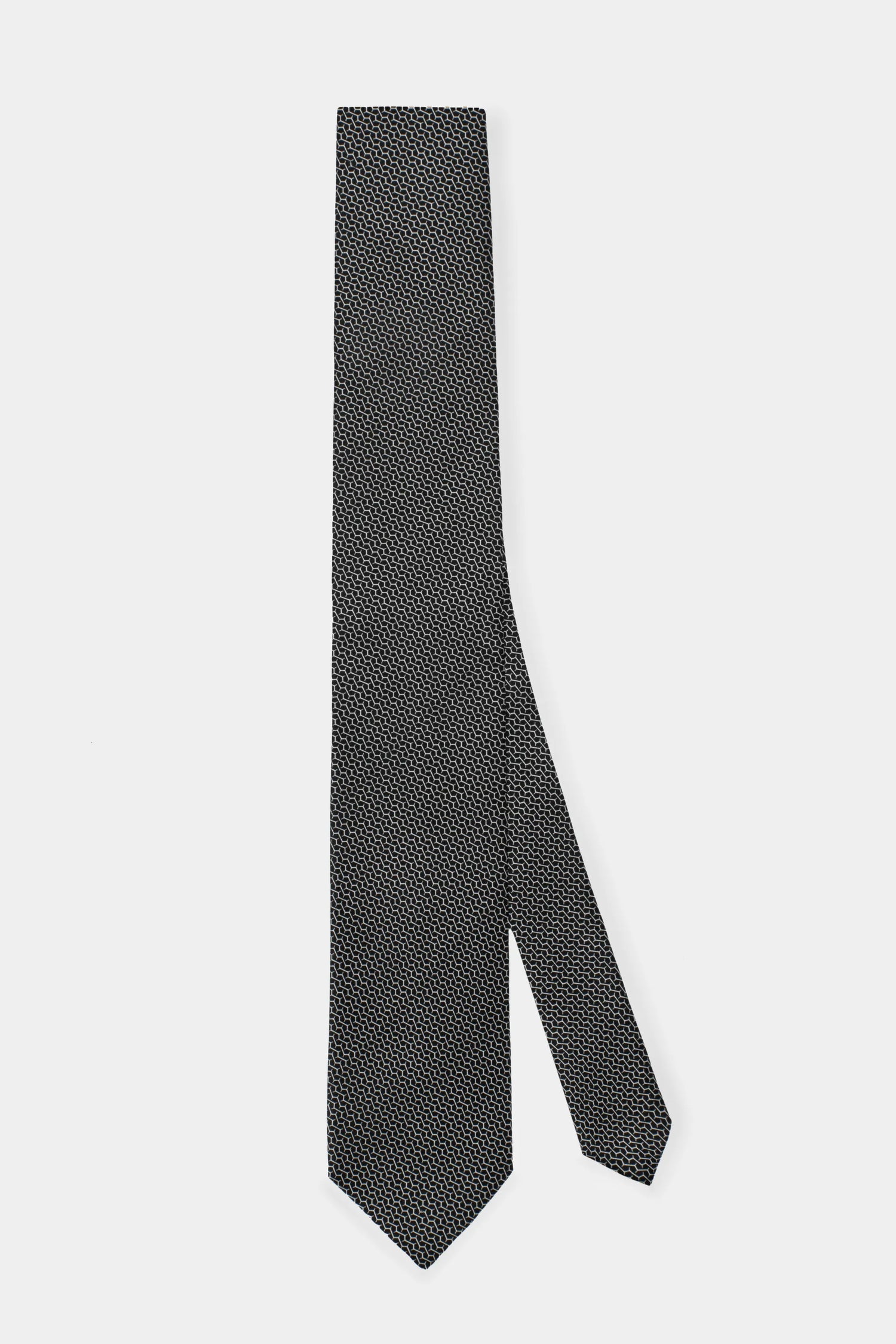 Black Print Tie - Florentinodelure