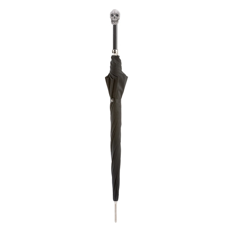 Black Umbrella with Skull Handle - Florentinodelure