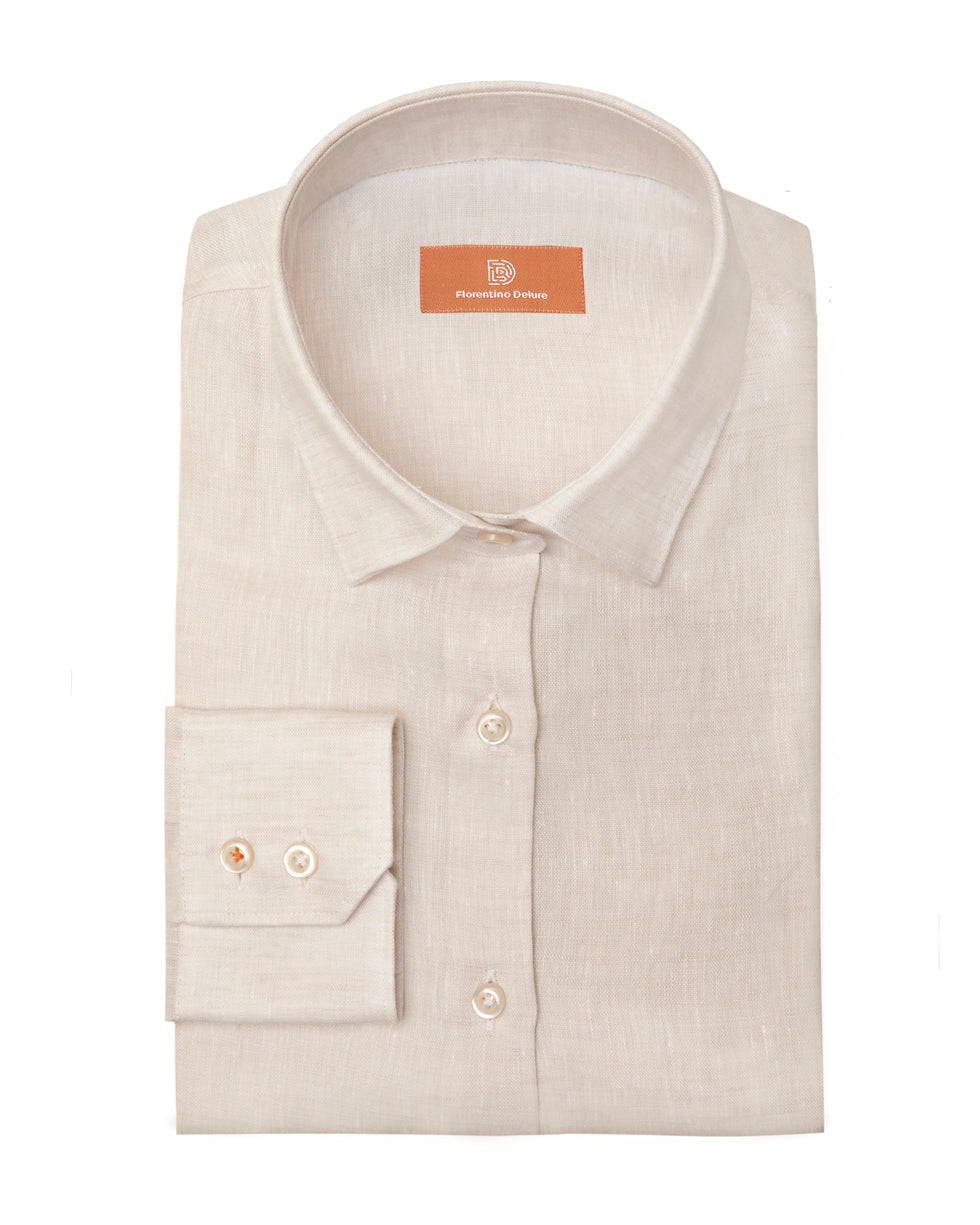 Beige Linen Shirt