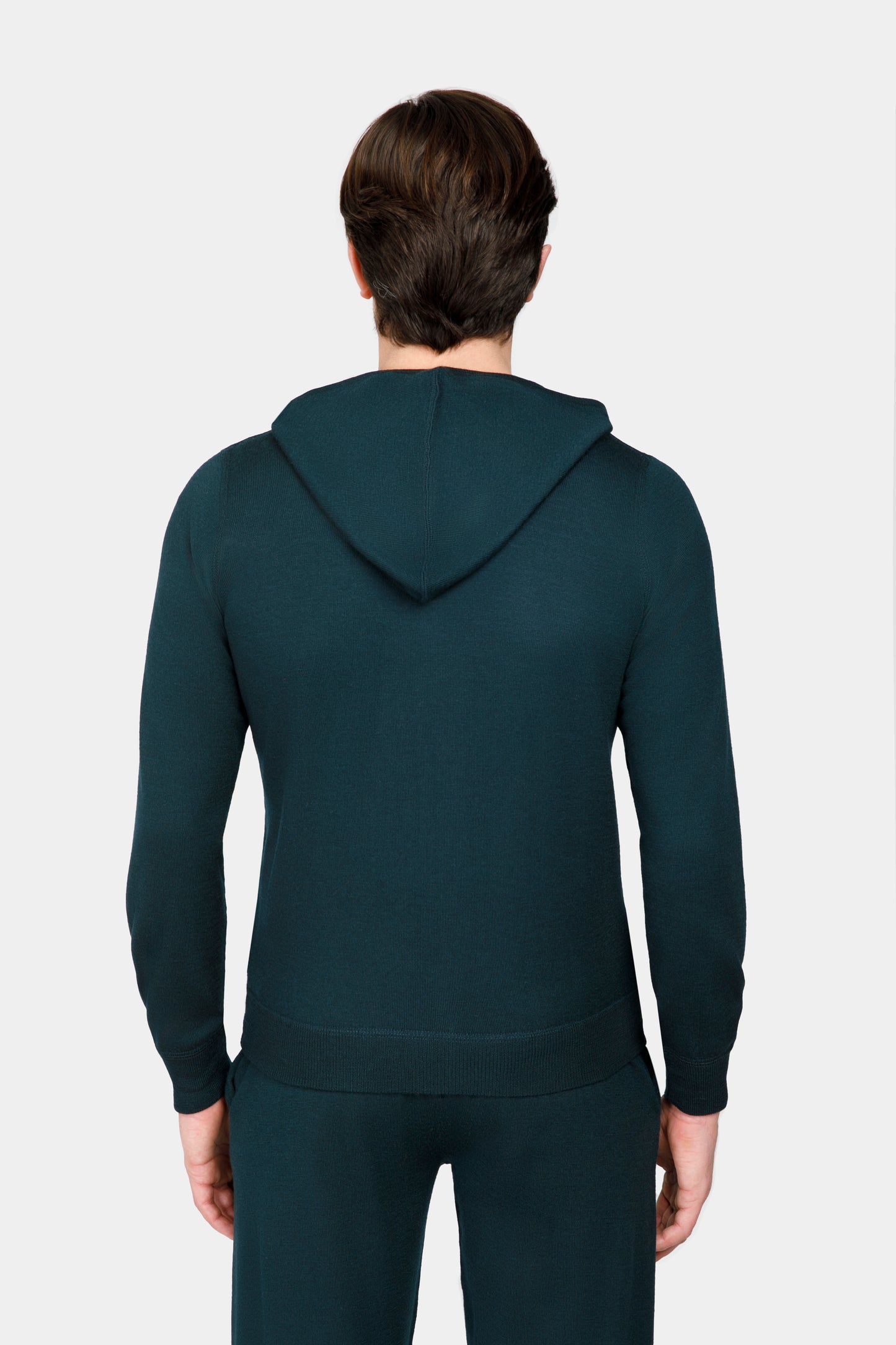 Dark Green Merino Loungewear Suit - Florentinodelure