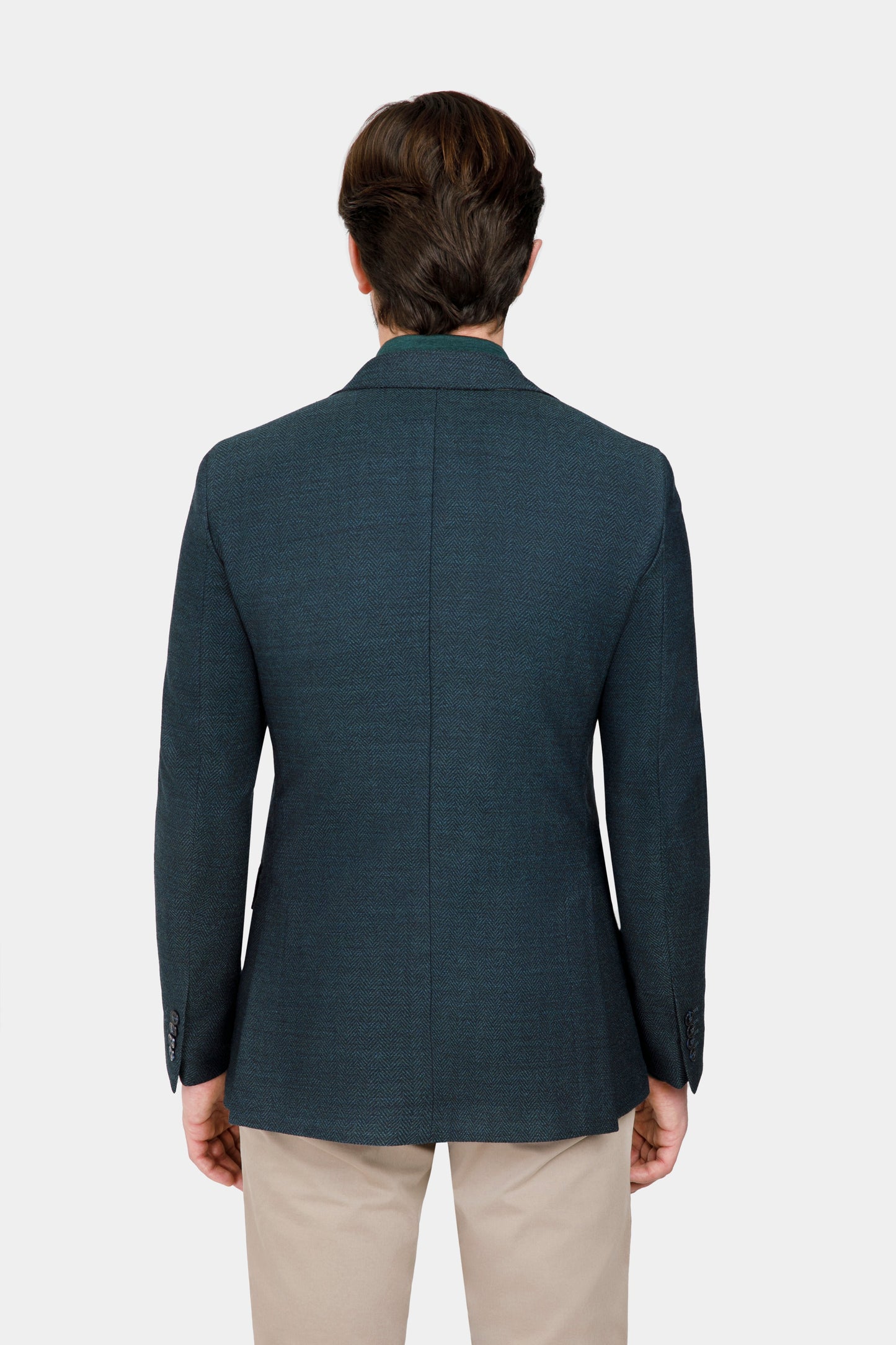 Green Herringbone PHOENIX Jacket - Florentinodelure