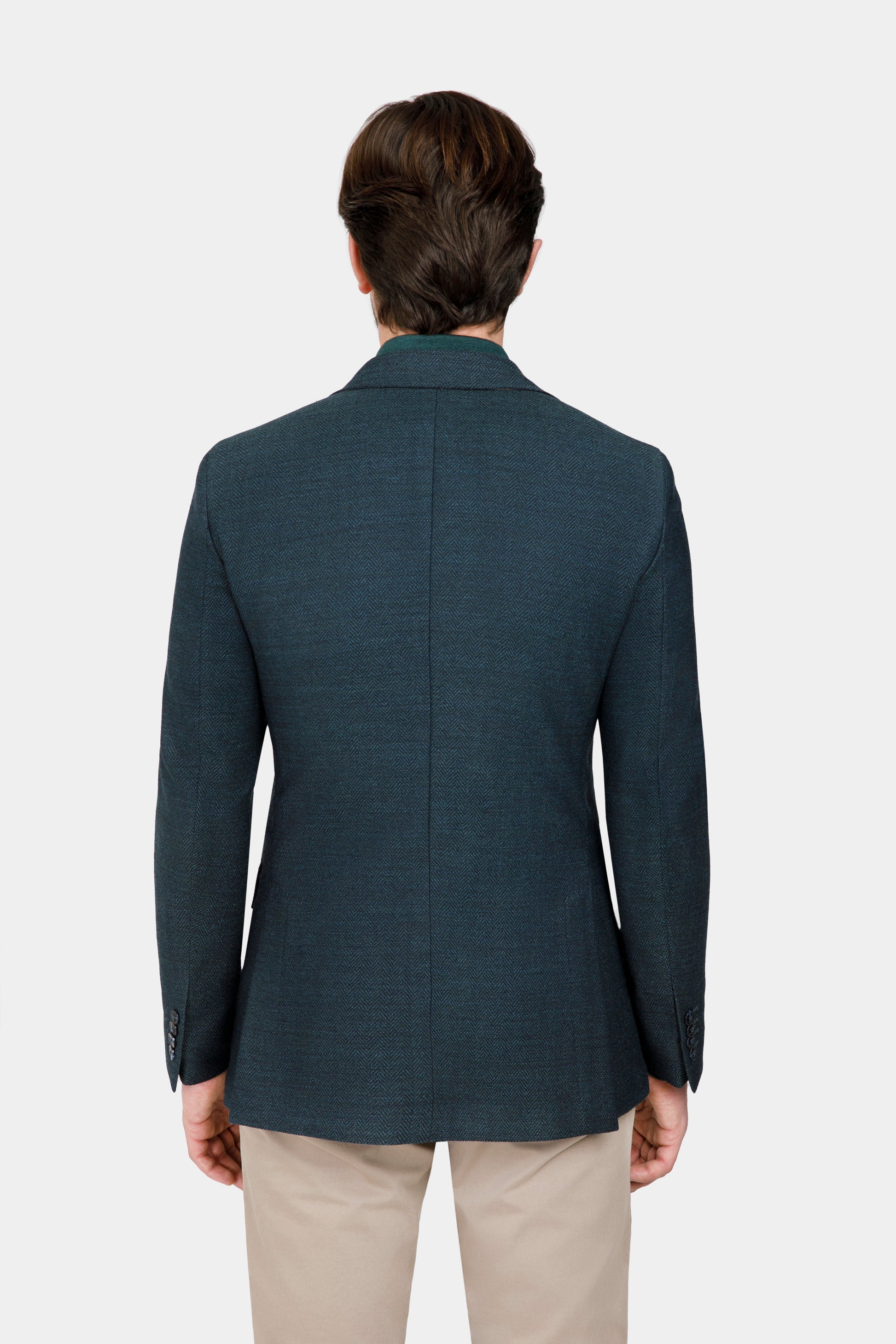Green Herringbone PHOENIX Jacket - Florentinodelure