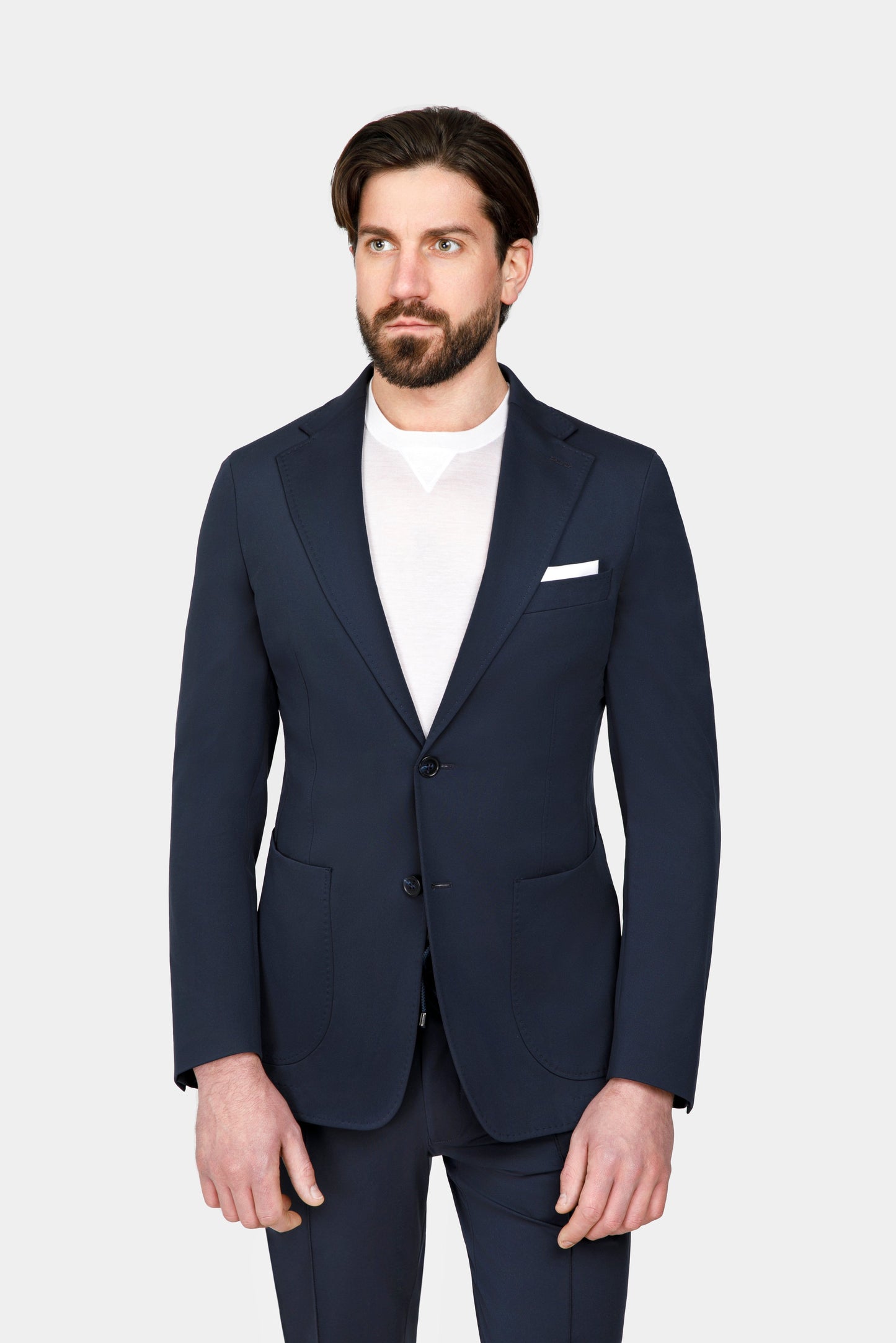 Navy Spandex Flexo Suit - Florentinodelure