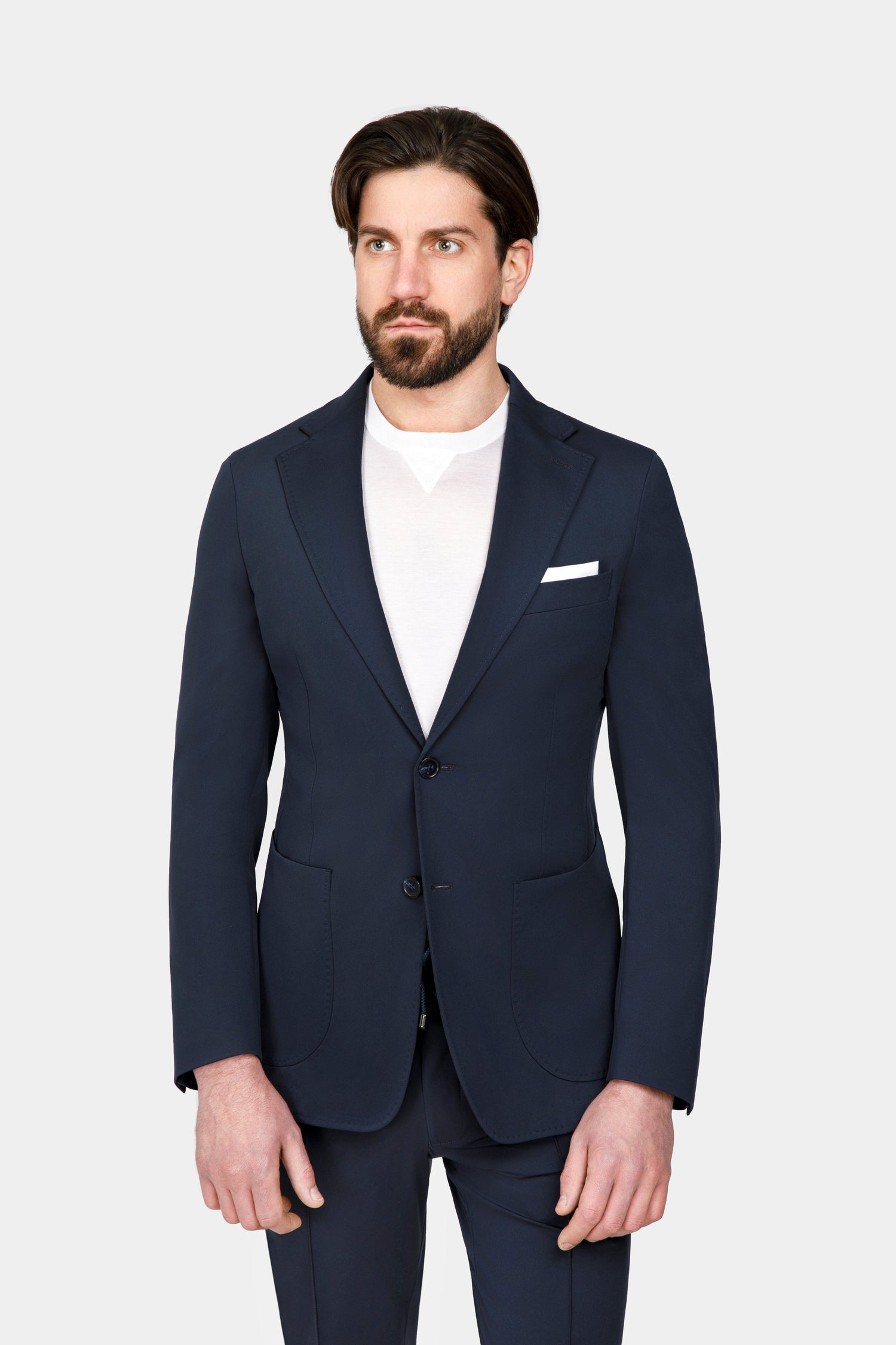 Navy Spandex Flexo Suit - Florentinodelure