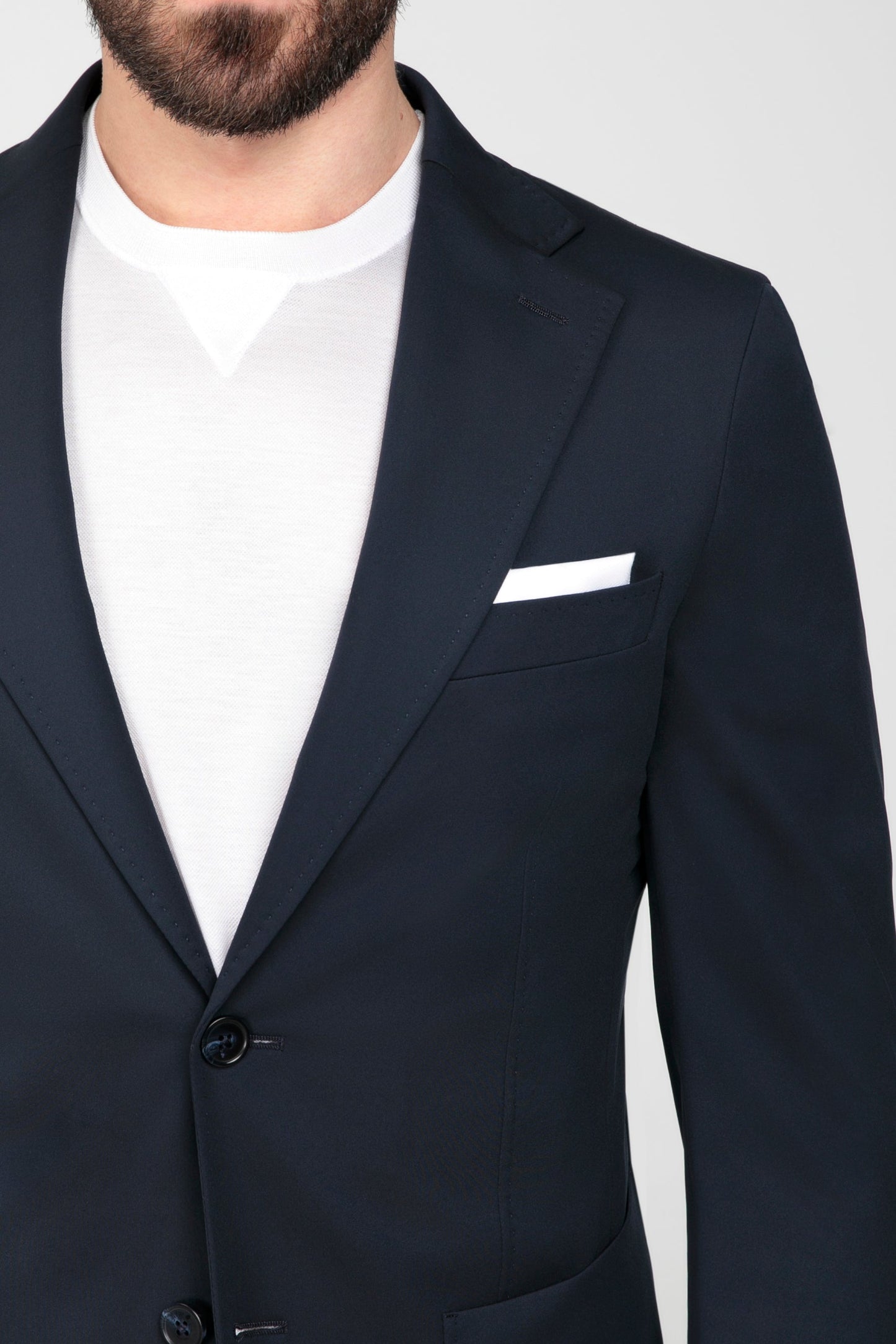 Navy Spandex Flexo Suit - Florentinodelure