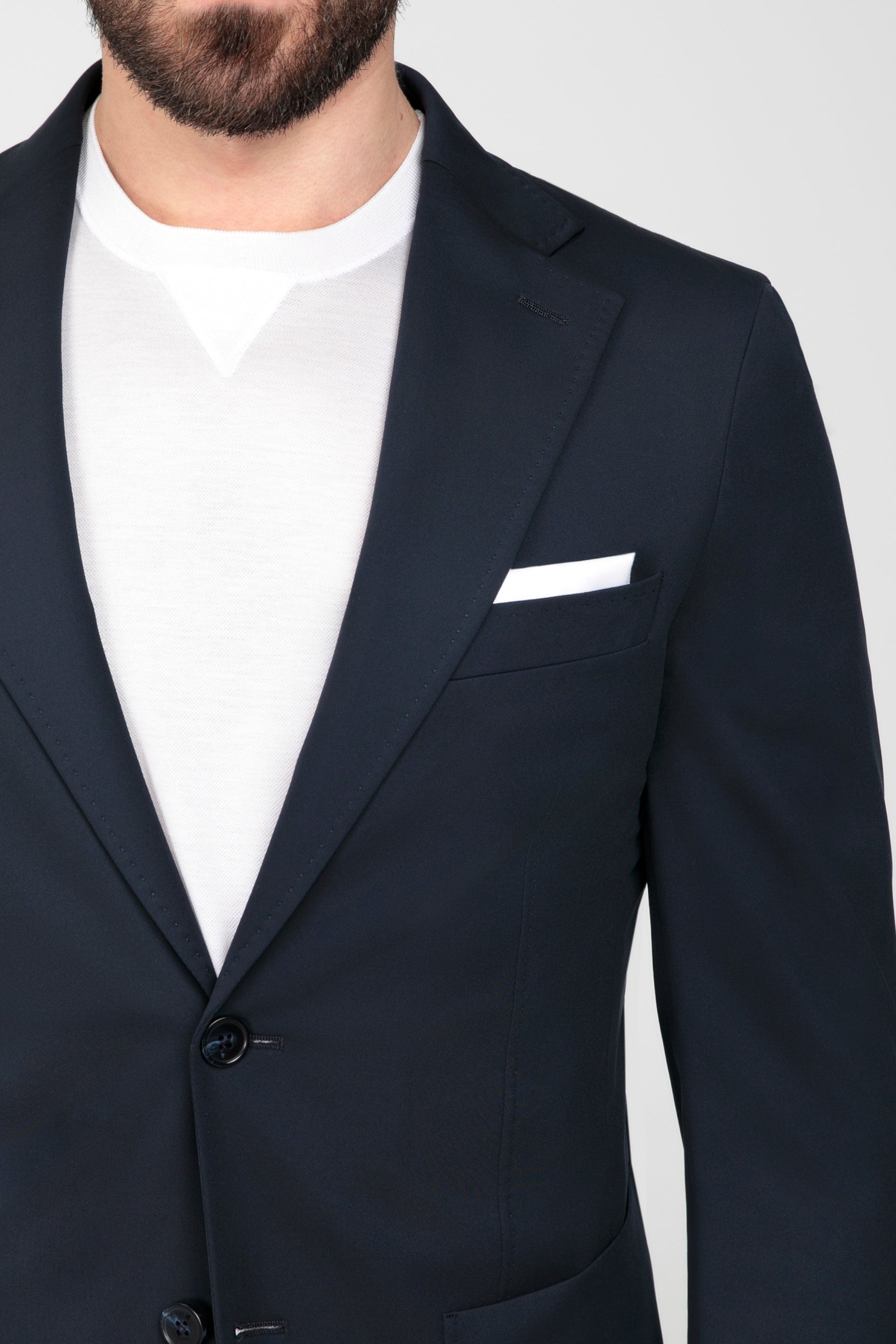 Navy Spandex Flexo Suit - Florentinodelure