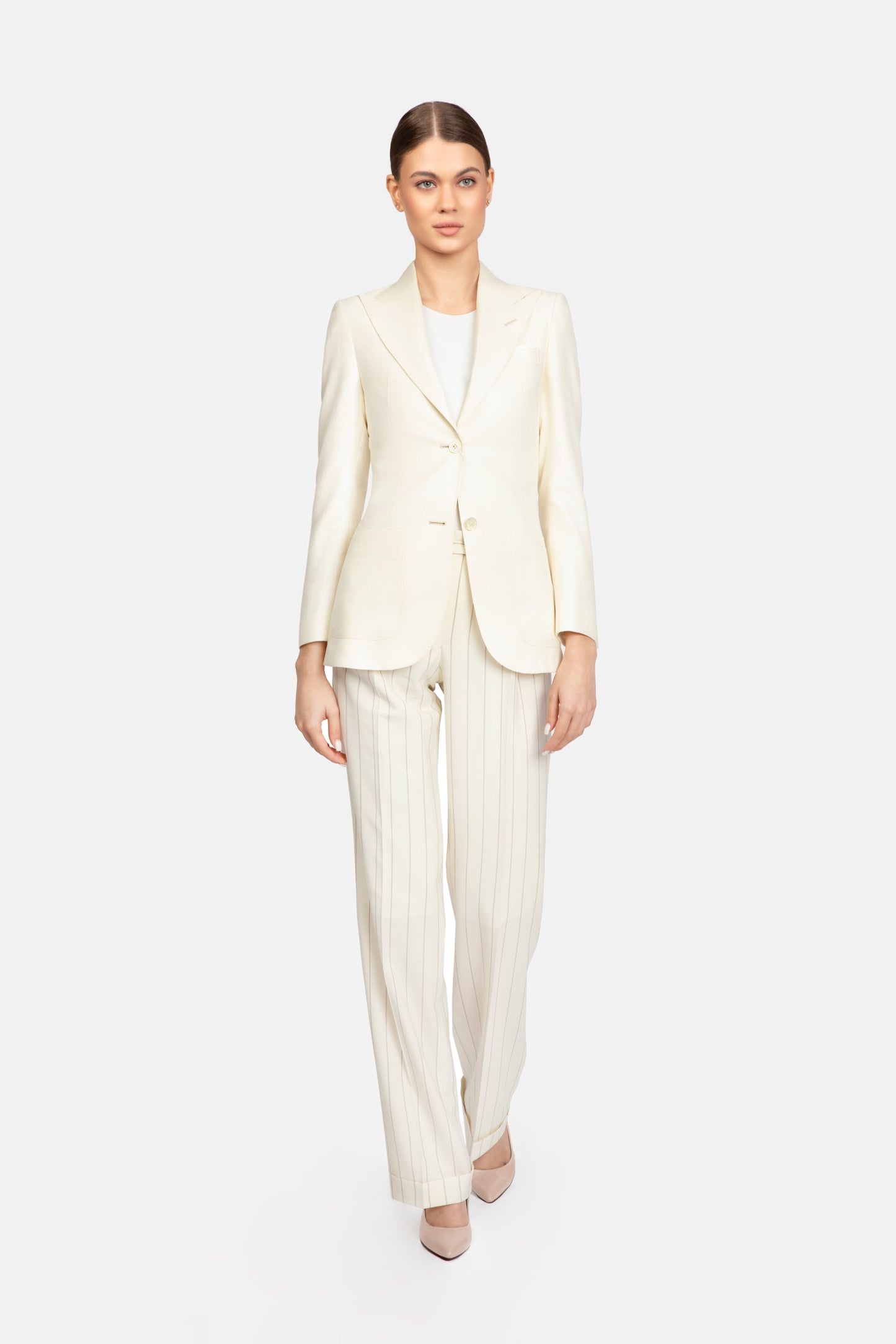 Off White Herringbone Vega Jacket - Florentinodelure