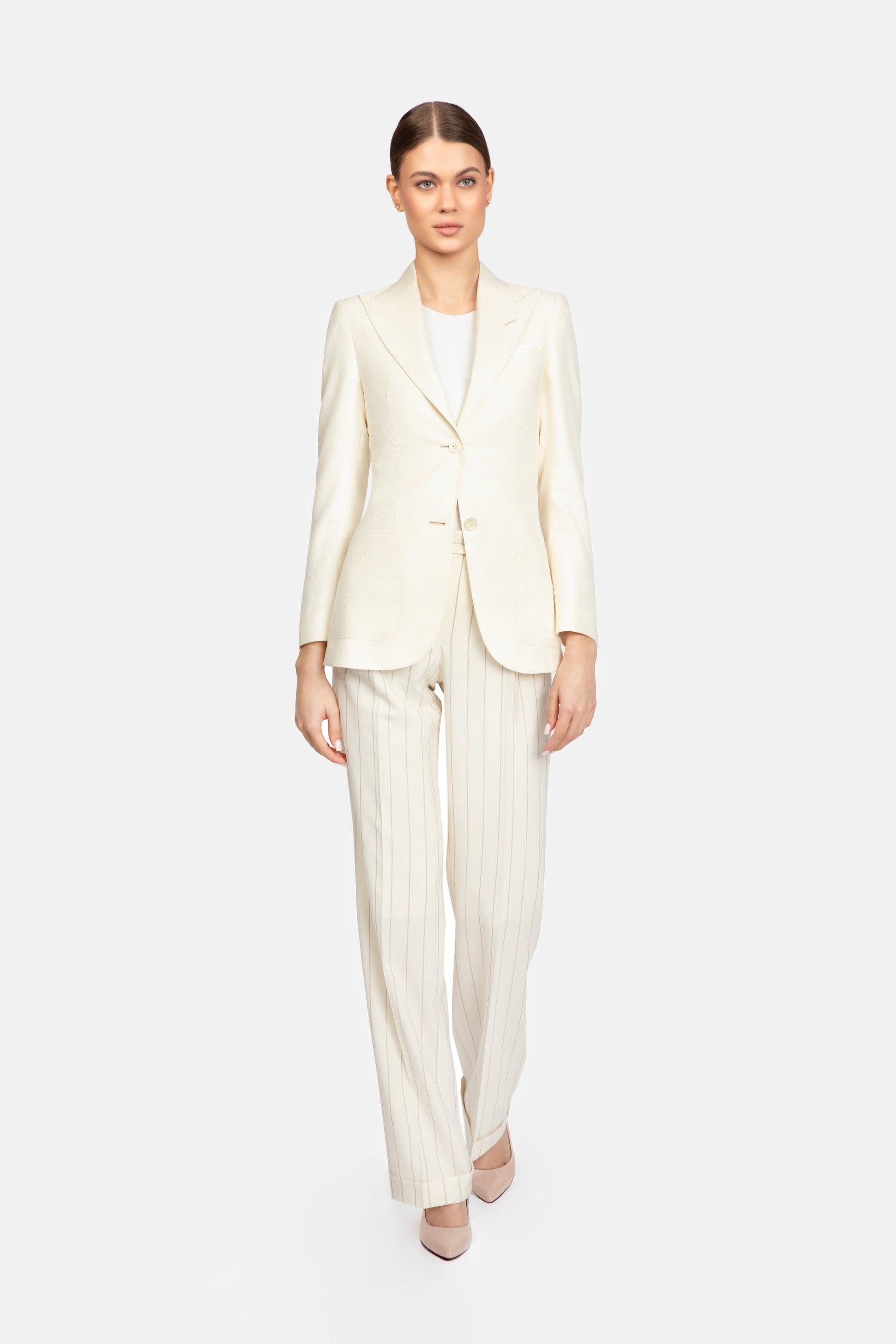 Off White Herringbone Vega Jacket - Florentinodelure