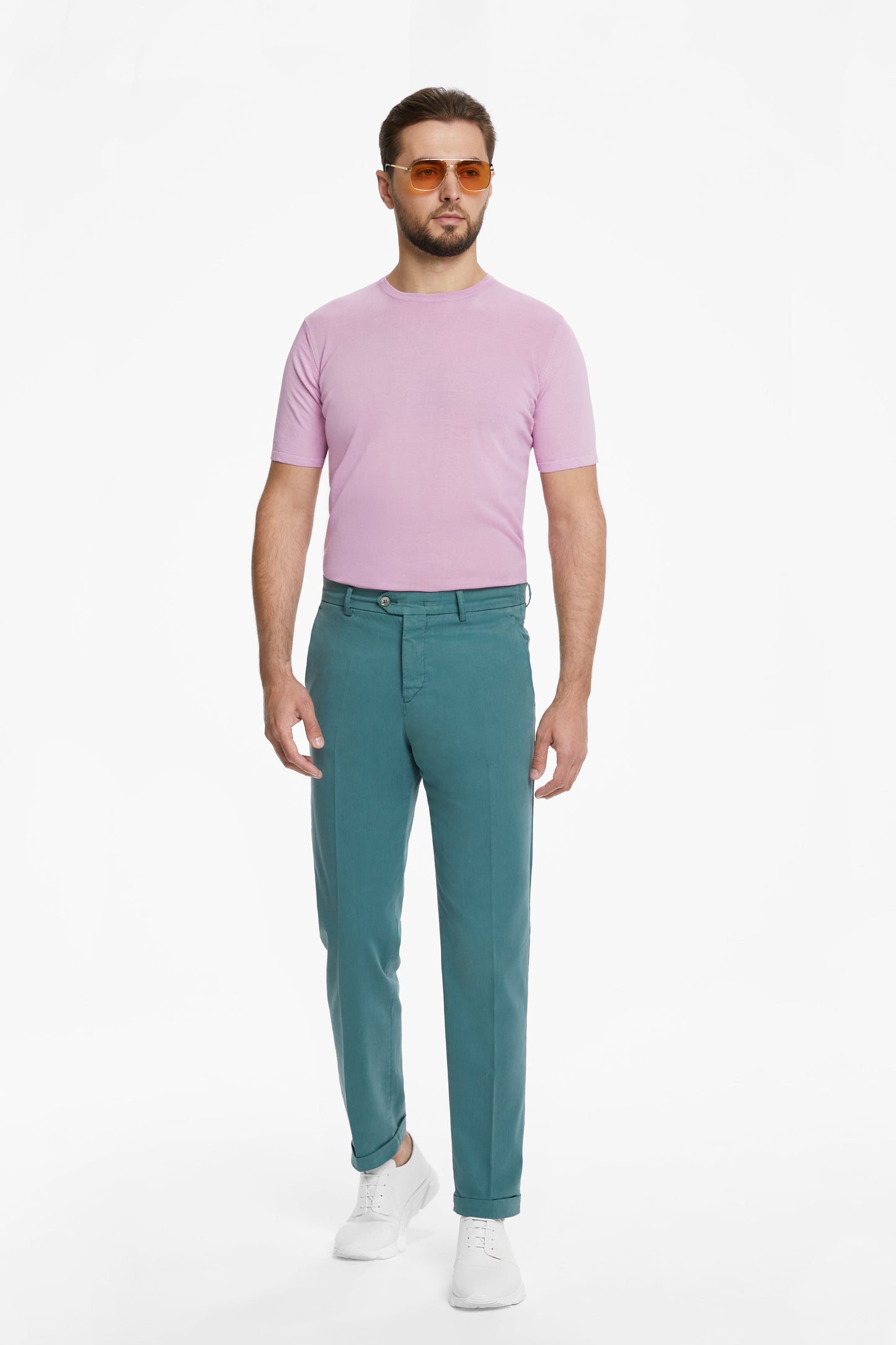 Turquoise CHINOS Trousers