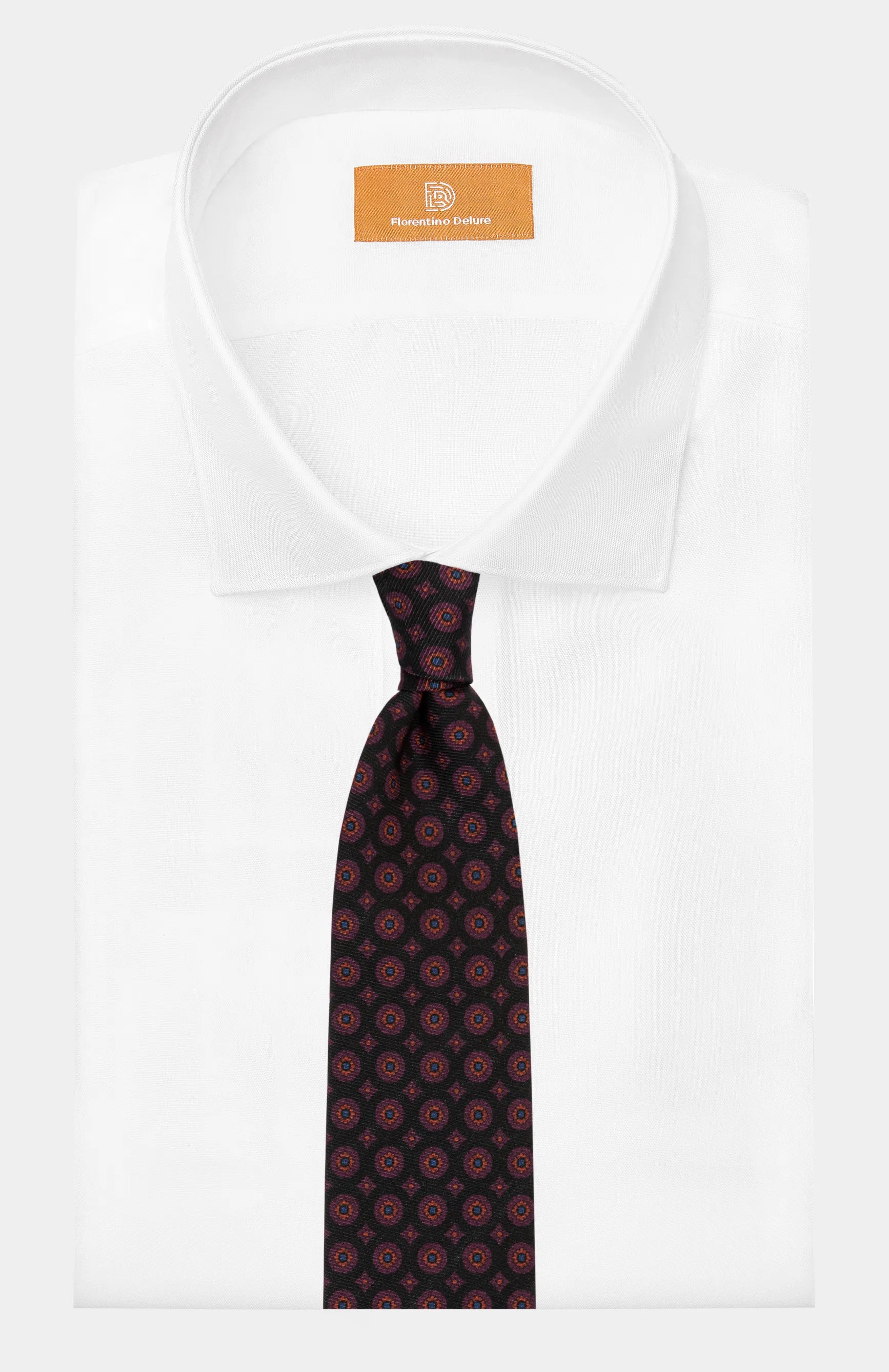 Purple Print Tie - Florentinodelure