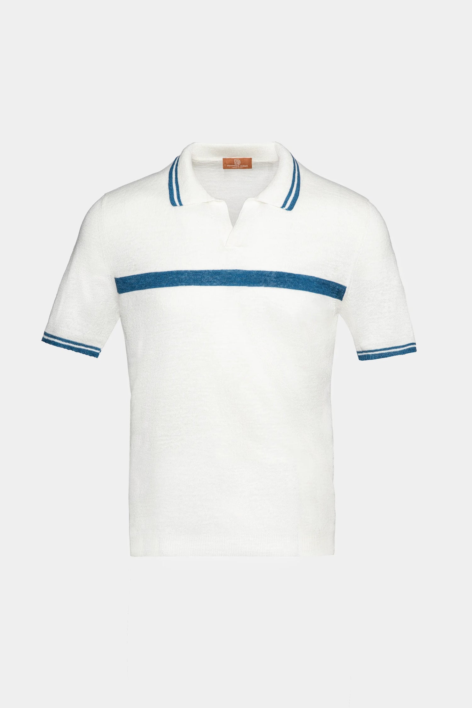 White Short Sleeveless Polo - Florentinodelure