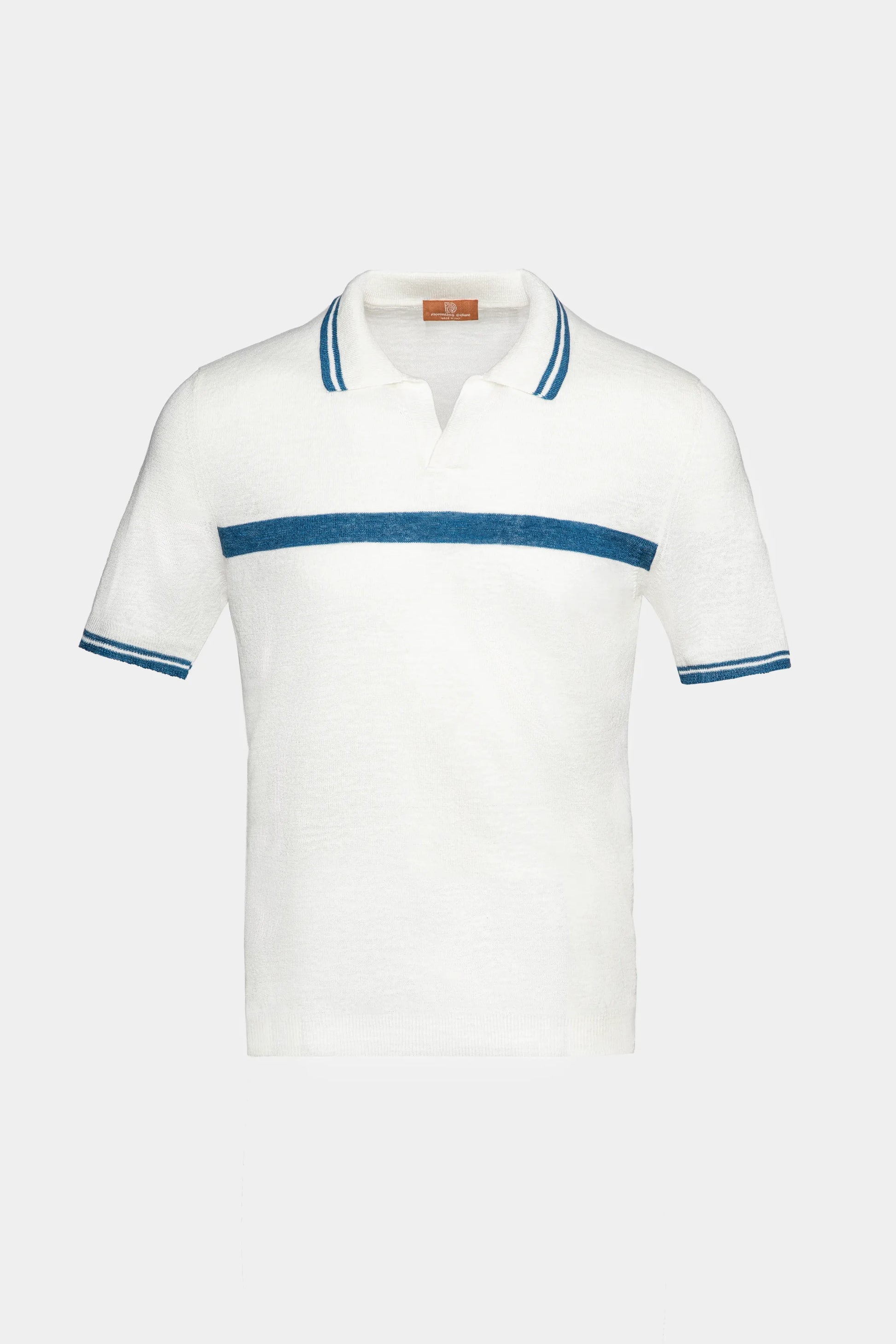 White Short Sleeveless Polo - Florentinodelure