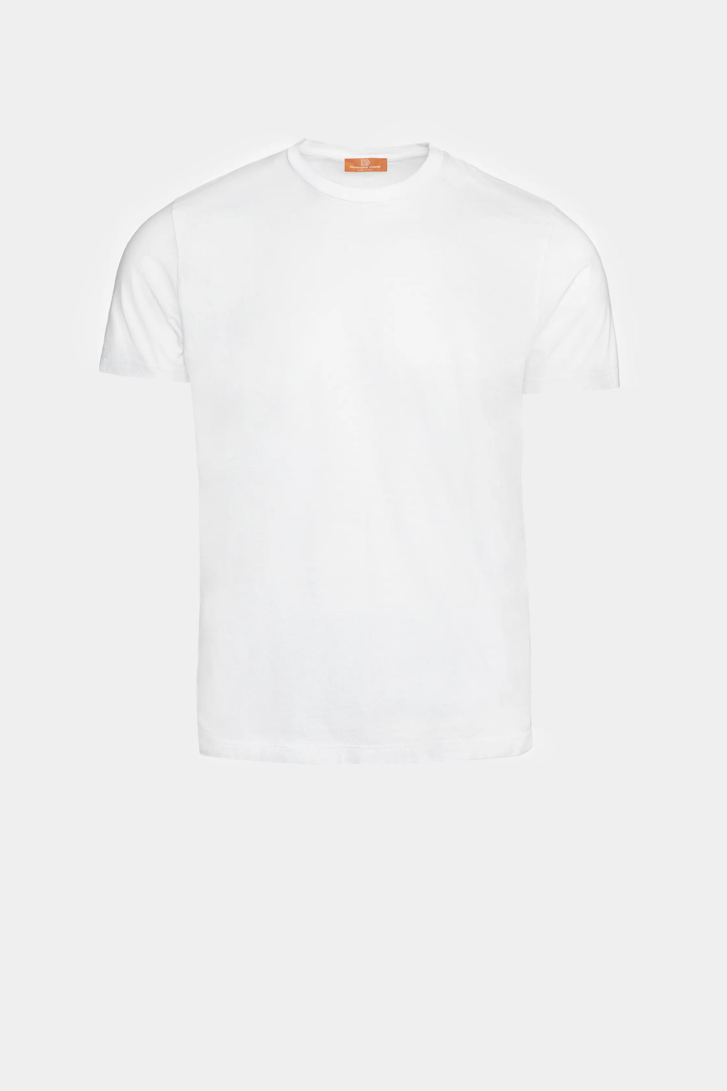 White Short Sleeves Crewneck - Florentinodelure