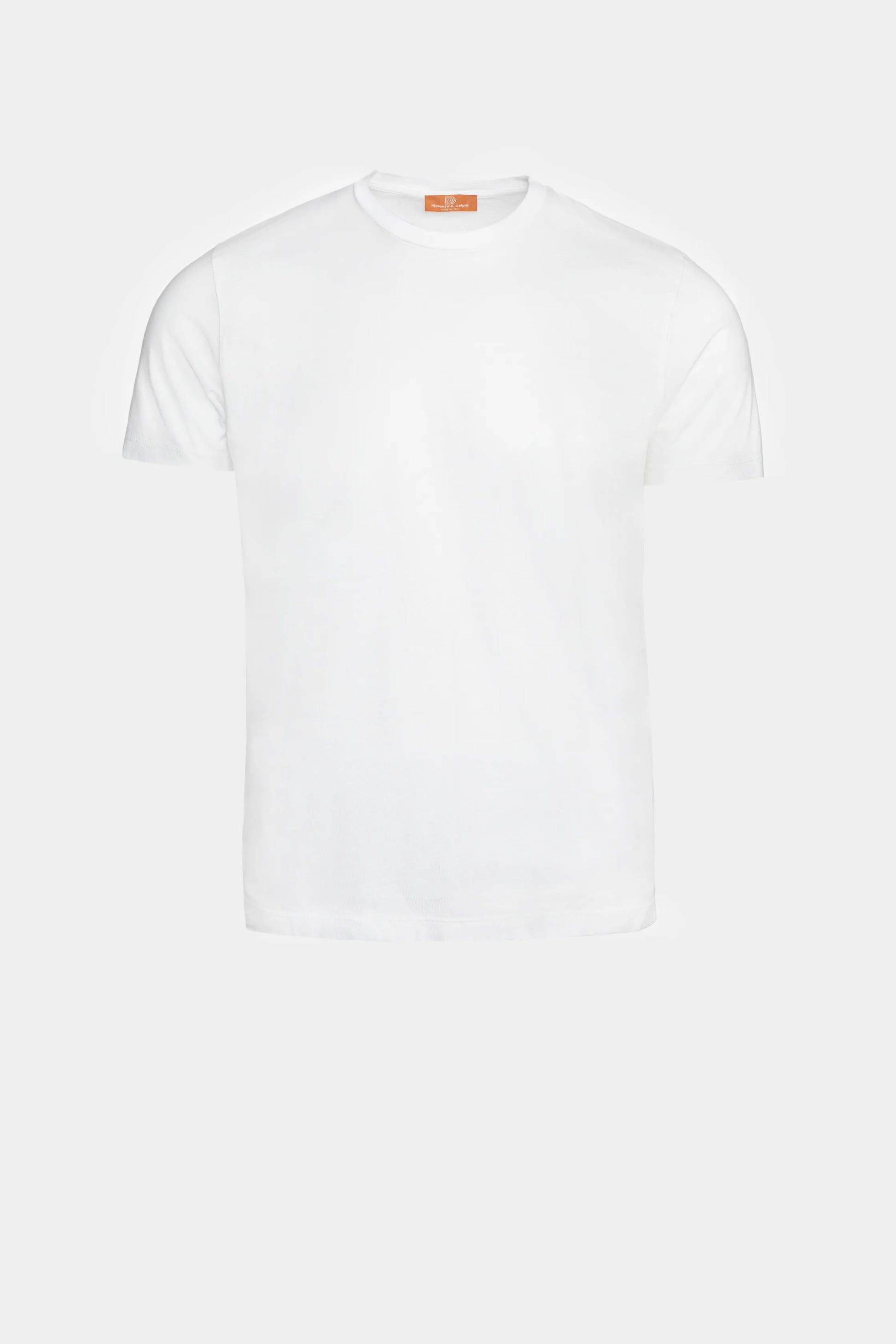 White Short Sleeves Crewneck - Florentinodelure