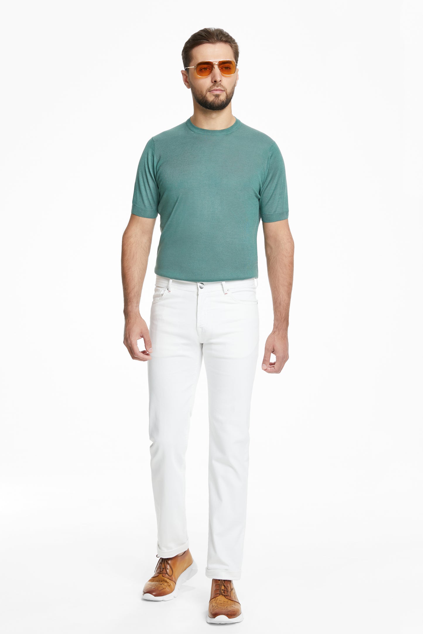 White 5-POCKET Trousers - Florentinodelure