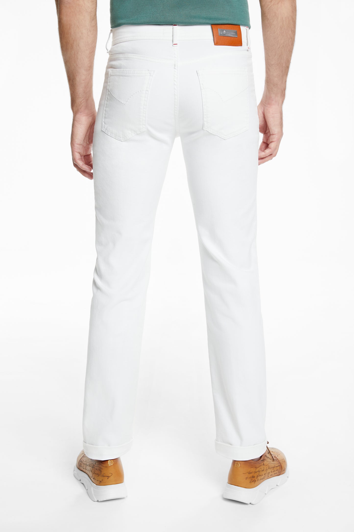 White 5-POCKET Trousers - Florentinodelure
