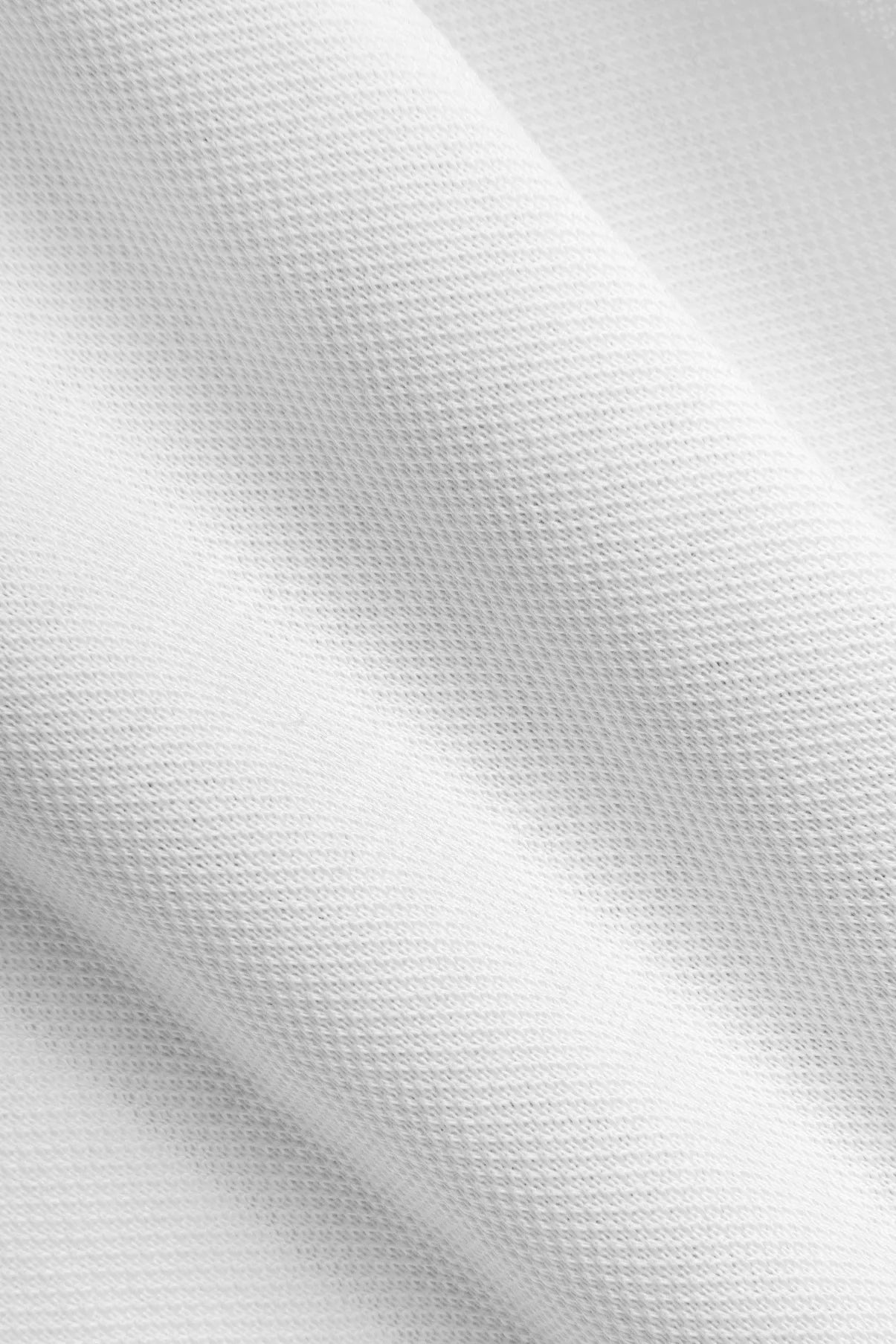 Textură bumbac alb Twill cămașă Florentinodelure, detaliu fin.
